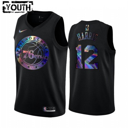 Maillot Basket Philadelphia 76ers Tobias Harris 12 Iridescent HWC Collection Swingman - Enfant